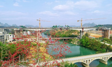 賀州至巴馬高速公路（都安至巴馬段）盤(pán)陽(yáng)河2號(hào)大橋