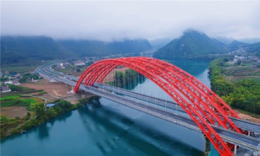 來(lái)都高速——金釵紅水河特大橋